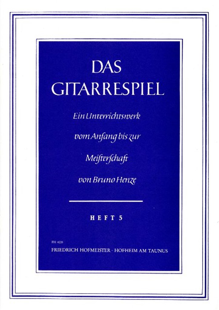 Das Gitarrespiel - Heft 5